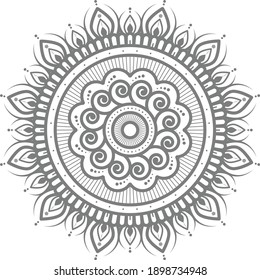 circular and abstract mandala illustration abstract and decorative concept