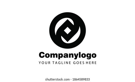 Circular Abstract Minimalist Logo Design