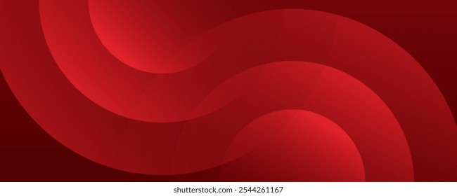 Circular Abstract Red Background. Featuring Dynamic Shapes Composition Red Gradient Background, Perfect for Modern Presentations, Wallpapers, Brochures, and Posters, Creative Projects and Marketing