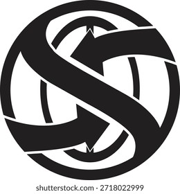 Logo de Vector estilizado Abstractas circular