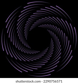Circular abstract vector background consisting of lines. Abstract dotted halftone modern pattern background.