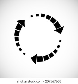 circular arrow