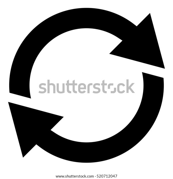 円形矢印 円矢印アイコン 回転 再起動 ツイスト コンセプトの回転ボタン アイコン ベクター画像 のベクター画像素材 ロイヤリティフリー