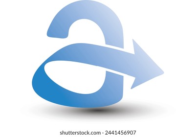 A Circular arrow for cycle, loop, sync or rotation related icon