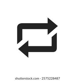 The circular arrow icon effectively represents refresh or reload actions, and it is frequently utilized in various applications to update content or assist users in reverting to a previous state