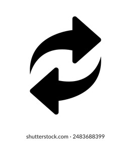 circular arrow icon. Arrow icon. modern simple arrow icon. Vector illustration