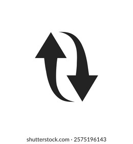 The circular arrow icon symbolizes refresh and reload actions, making it ideal for user interfaces and applications needing synchronization or regular updates to function smoothly