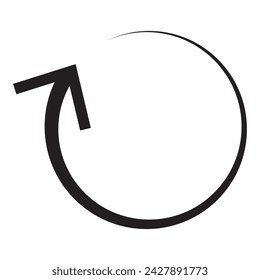  circular arrow icon vector design 