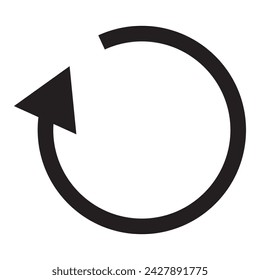  circular arrow icon vector design 