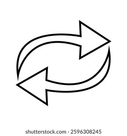 circular arrow icon vector illustration