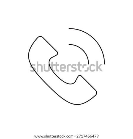 Circular arrow for incoming phone call or refresh.