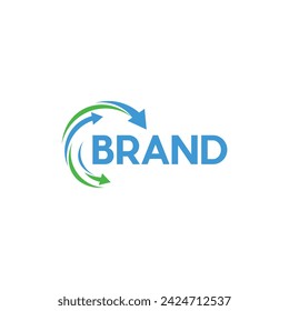 Circular Arrow modernes Logo, passend für Ihr Unternehmen