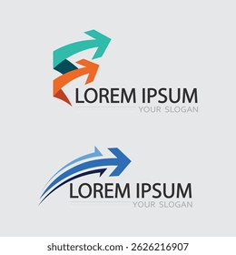 Circular Arrow Vector Icon for Recycling and Sustainability