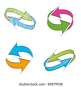 circular arrows