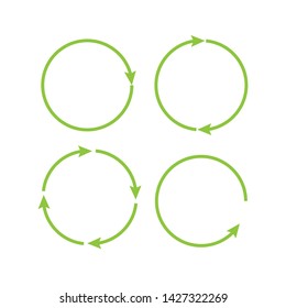 circular arrows. Arrows business infographic vector