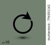 circular arrows icon, Vector EPS 10 illustration style
