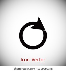 circular arrows icon, Vector EPS 10 illustration style