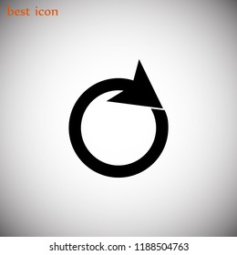 circular arrows icon, Vector EPS 10 illustration style
