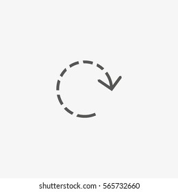 circular arrows pointers, icon
