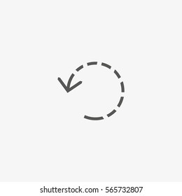 circular arrows pointers, icon