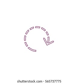 circular arrows pointers, icon