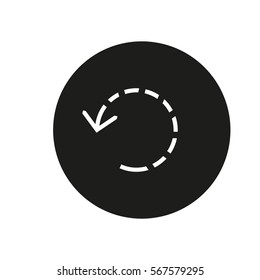 circular arrows pointers, icon