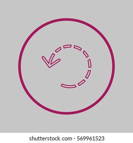 circular arrows pointers, icon