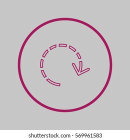 circular arrows pointers, icon