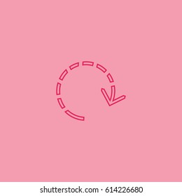 circular arrows pointers, icon