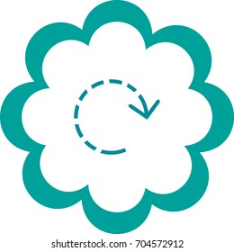 circular arrows pointers, icon