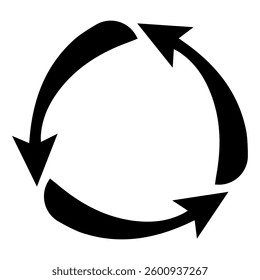 Circular Arrows, Symbolizing Infinite Cycle of Renewal and Continuous Process
