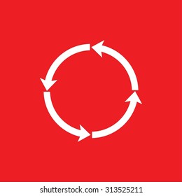 circular arrows vector  icon