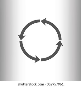 circular arrows vector  icon