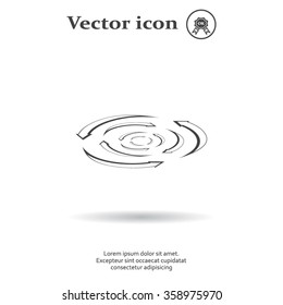 circular arrows vector icon
