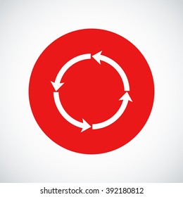 circular arrows vector  icon