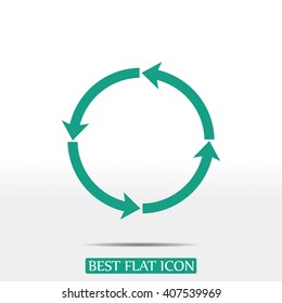 circular arrows vector  icon