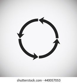 circular arrows vector  icon