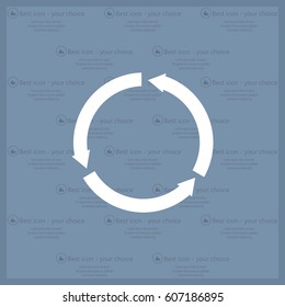 circular arrows vector icon