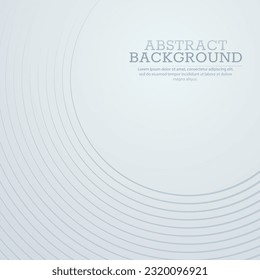 Circular background in light blue tones with a circular minimalist design in techno style