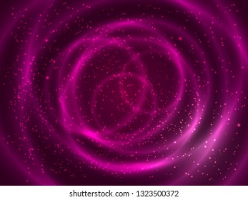 Circular background with sparkles. Vector illustration