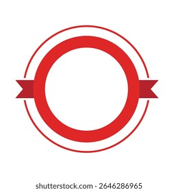 circular badge or emblem template 
