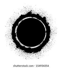 circular banner background vector