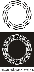 Circular black design