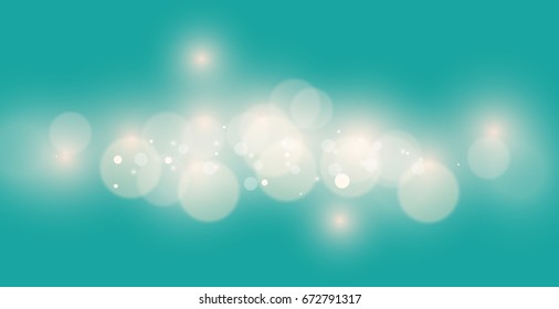 Circular Blur or Bokeh Background Design Template