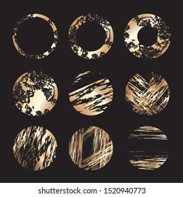 Circular blur material, grunge, stain, ink, circle, texture, stamp material, frame
