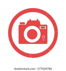 circular border with camera icon