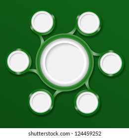 circular boxes for text