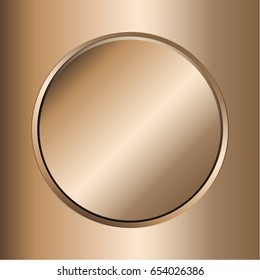 Circular brushed metal texture background.