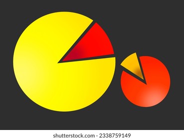 circular chart cropped on a dark background svg