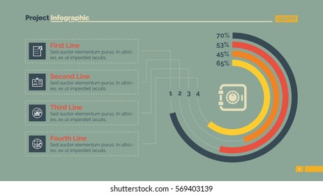 Circular Chart Slide Template
